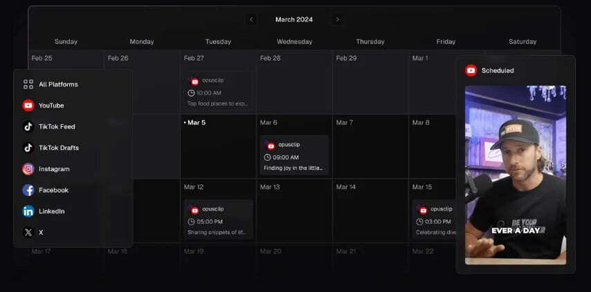 Social Media Scheduling